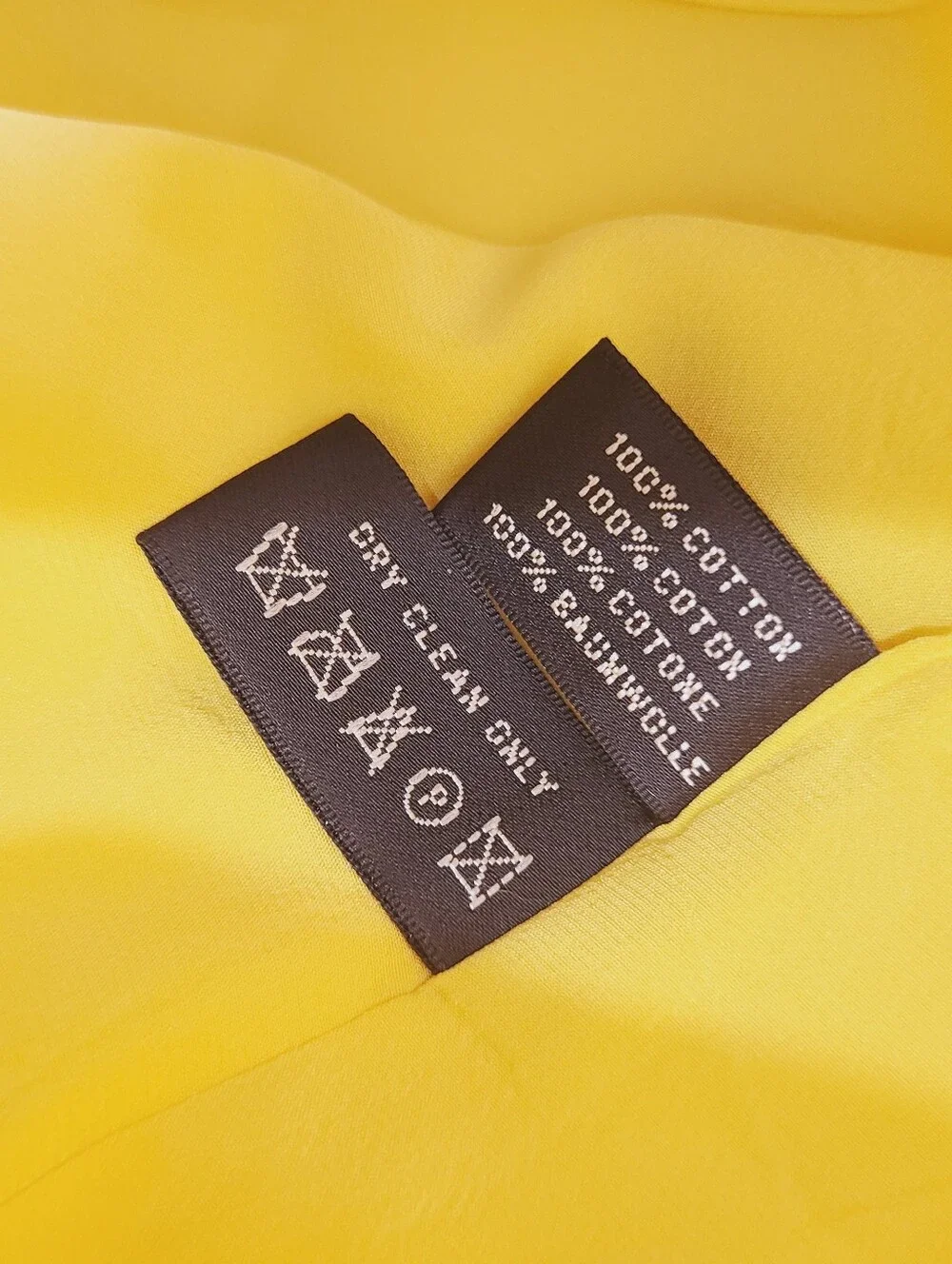 Ralph Lauren Black Label Mini Skirt Full Zip Bright Yellow Sz 4